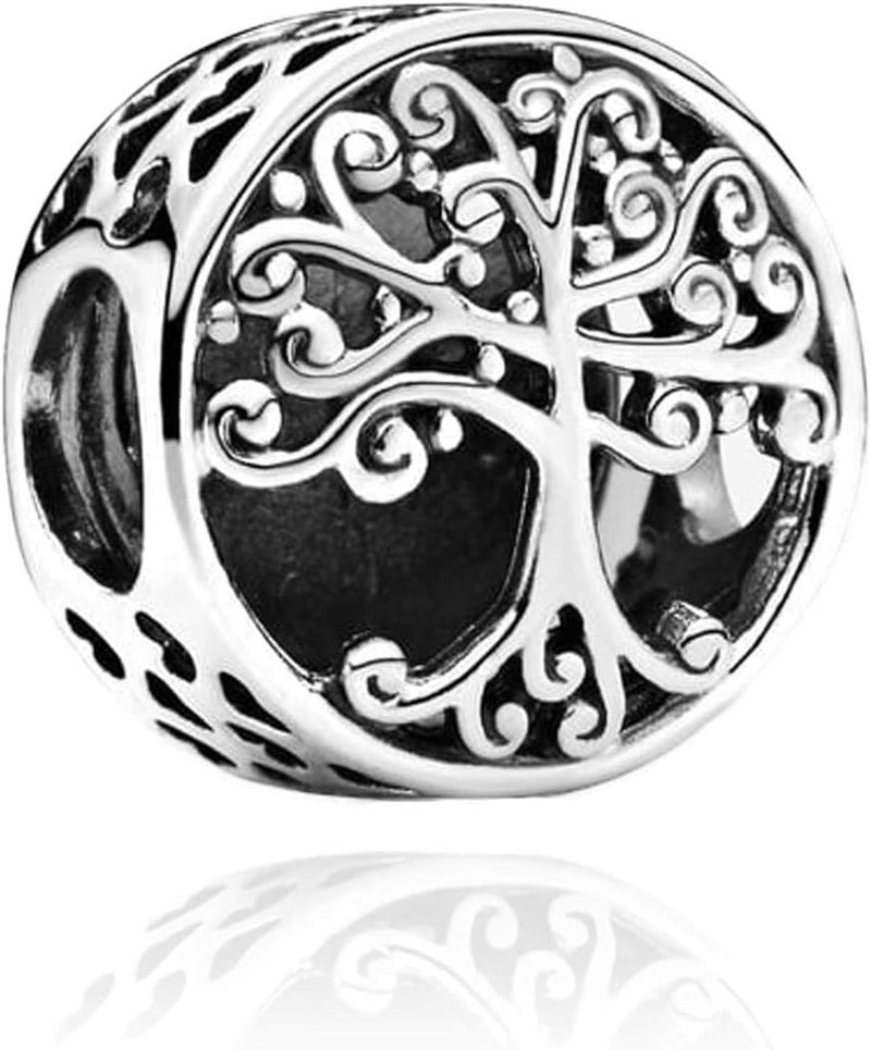 DATOUQI Queen Happy Birthday Hot Air Balloon Family Puppy Charm 925 Sterling Silver Charms for Bracelets and Necklaces Mother's Day Charms for Women - Image 1
